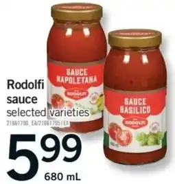 Fortinos Rodolfi Sauce offer