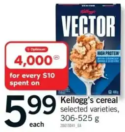 Fortinos Kellogg's Cereal offer