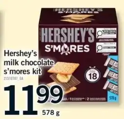 Fortinos Hershey's milk chocolate s'mores kit offer