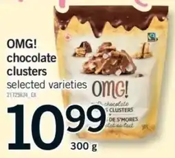 Fortinos OMG! chocolate clusters offer