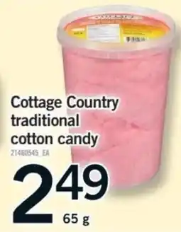 Fortinos Cottage Country traditional cotton candy offer