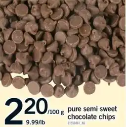 Fortinos Pure semi sweet chocolate chips offer