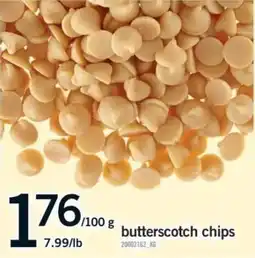 Fortinos Butterscotch chips offer