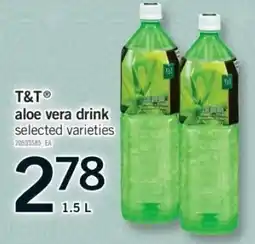 Fortinos T&T aloe vera drink offer
