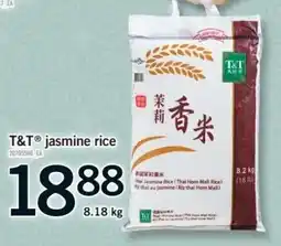 Fortinos T&T jasmine rice offer