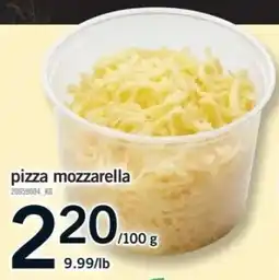 Fortinos Pizza mozzarella offer