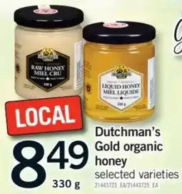 Fortinos Dutchman's Gold organic honey offer