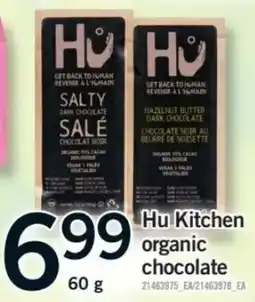 Fortinos Hu Kitchen organic chocolate offer