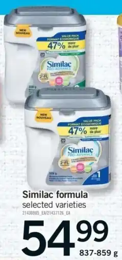 Fortinos Similac formula offer