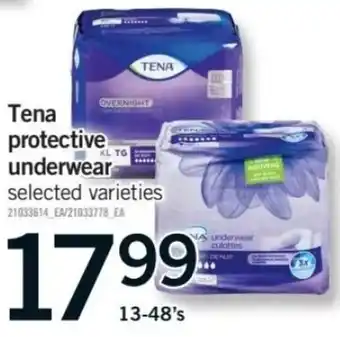 Fortinos Tena protective underwear offer