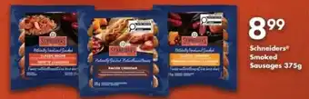 Fortinos Schneiders Smoked Sausages offer