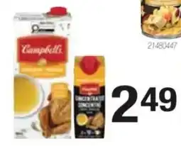 Fortinos Campbell's Ready to Use & Concentrated Broths offer