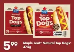 Fortinos Maple Leaf Natural Top Dogs offer
