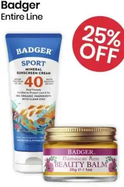 Healthy Planet Badger Entire Line offer