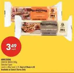 Shoppers Drug Mart Armstrong cheese brick offer