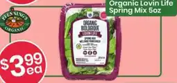 Healthy Planet Organic Lovin Life Spring Mix 5oz offer