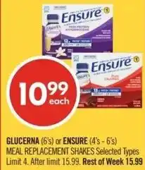 Shoppers Drug Mart Glucerna or ensure offer