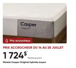 Dormez Vous Matelas Casper Original hybride moyen offer