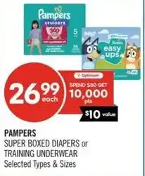 Shoppers Drug Mart Pampers offer