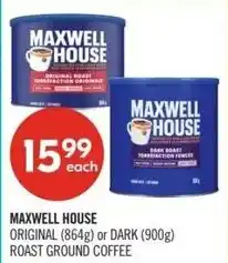 Shoppers Drug Mart Maxwell house offer