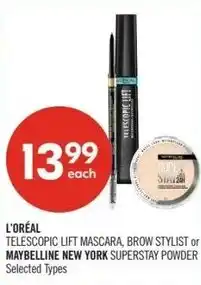 Shoppers Drug Mart L oréal maybelline new york offer