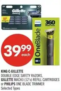 Shoppers Drug Mart King c gillette or philips offer