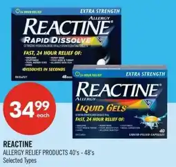 Shoppers Drug Mart Reactine offer