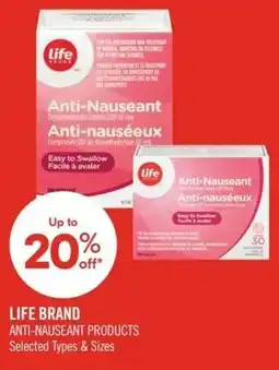 Shoppers Drug Mart Life brand offer