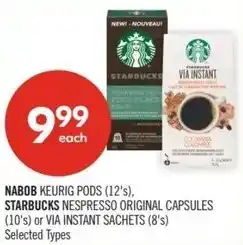 Shoppers Drug Mart Nabob starbucks offer