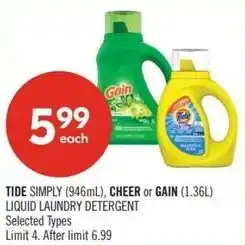 Shoppers Drug Mart Tide cheer or gain offer