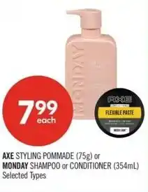 Shoppers Drug Mart Axe or monday offer