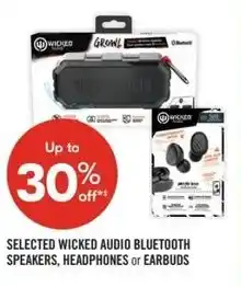 Shoppers Drug Mart Selected wicked audio bluetooth speakers headphones or earbuds offer