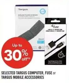 Shoppers Drug Mart Selected targus computer fuse or targus mobile accessories offer