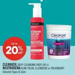 Shoppers Drug Mart Clearasil neutrogena offer