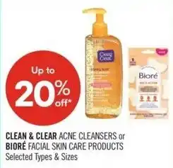Shoppers Drug Mart Clean & clear or bioré offer