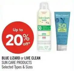 Shoppers Drug Mart Blue lizard or live clean offer