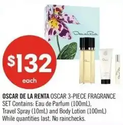 Shoppers Drug Mart Oscar de la renta offer