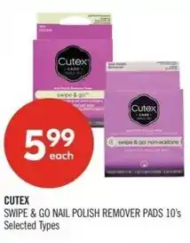Shoppers Drug Mart Cutex offer