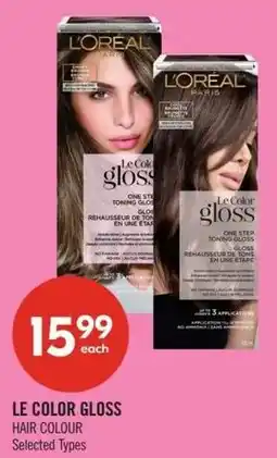 Shoppers Drug Mart Le color gloss offer