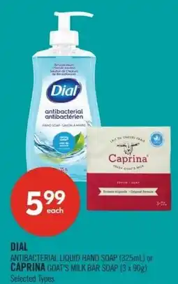 Shoppers Drug Mart Dial caprina offer