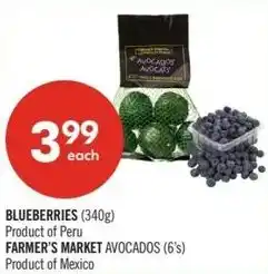 Shoppers Drug Mart Blueberries farmers market offer