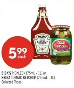 Shoppers Drug Mart Bicks heinz offer