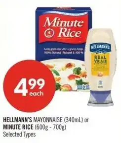 Shoppers Drug Mart Hellmanns minute rice offer
