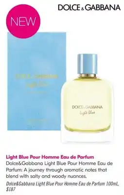 Shoppers Drug Mart Dolce&Gabbana Light Blue Pour Homme Eau de Parfum offer