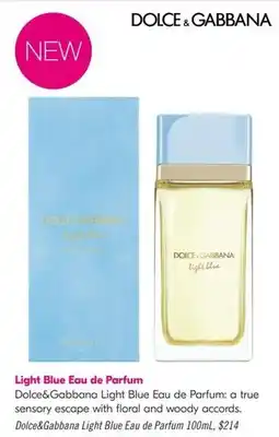 Shoppers Drug Mart Dolce&Gabbana Light Blue Eau de Parfum offer