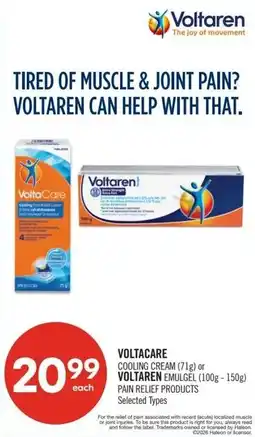 Shoppers Drug Mart Voltacare offer
