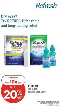Shoppers Drug Mart Refresh offer