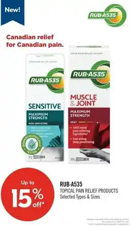 Shoppers Drug Mart Rub a535 offer