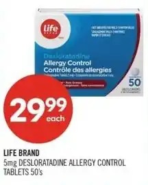 Shoppers Drug Mart Life brand offer