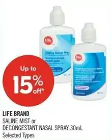 Shoppers Drug Mart Life brand offer